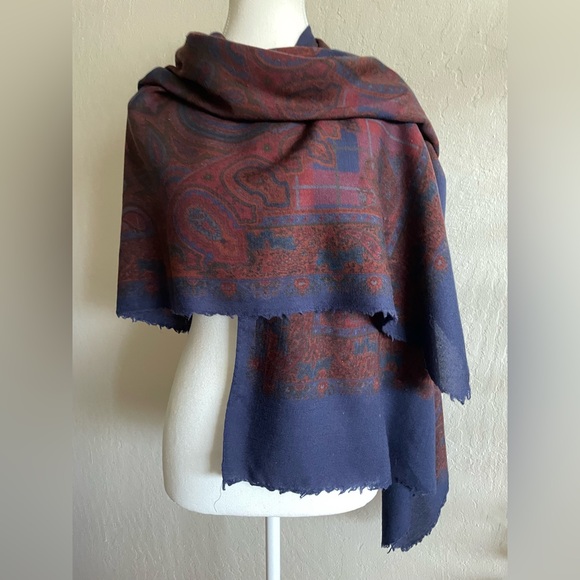 Vintage Accessories - Thin wool scarf